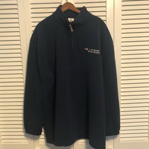NFL Team Apparel Patriots Pullover Fleece. Blue. Size 2XL. EUC.